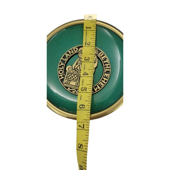 Vintage Holy Land Bethlehem Jesus Wall Plate Collectors Religious Jerusalem - Picture 11 of 12